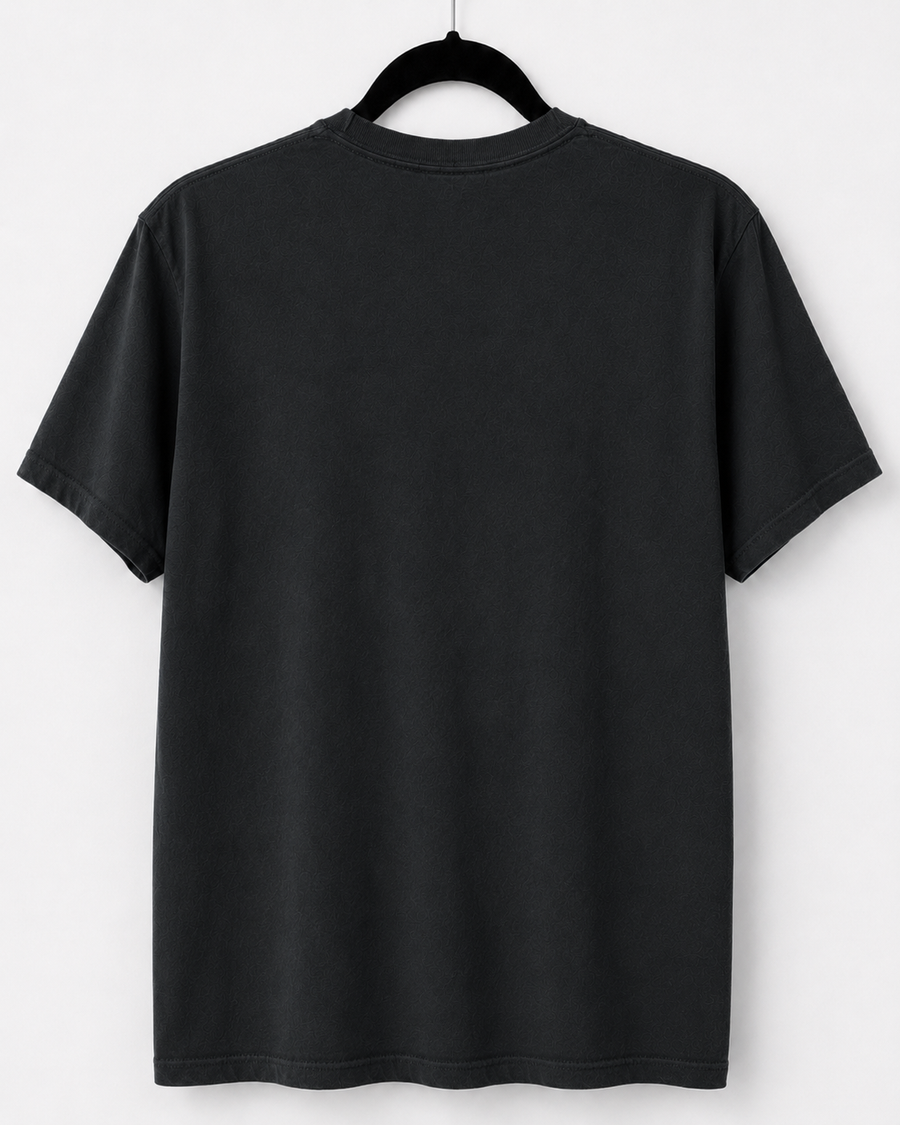 Black blank back
