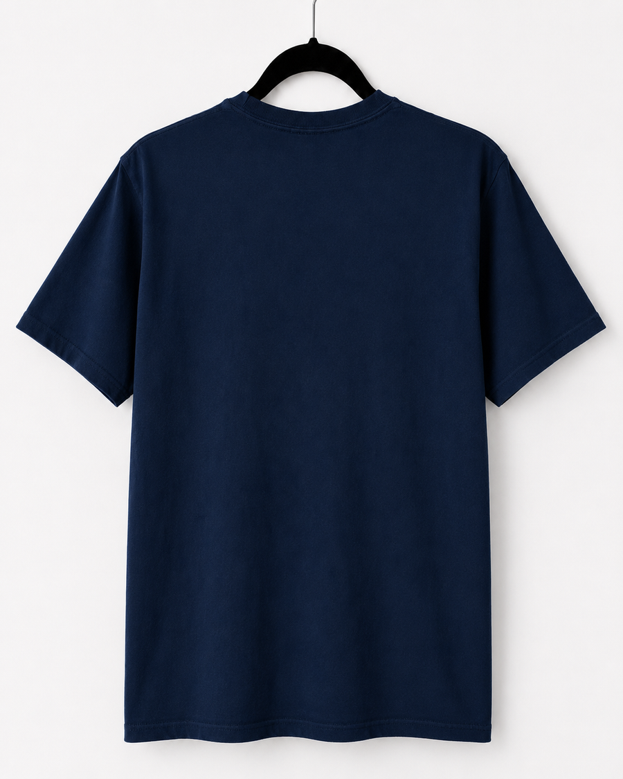 Navy blank back