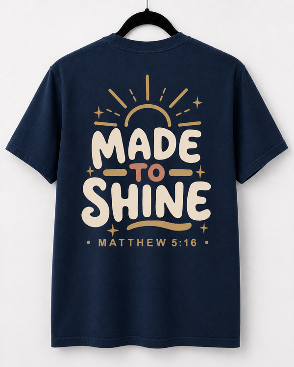 Navy Abide in Me back design [pair|navy|back|2]