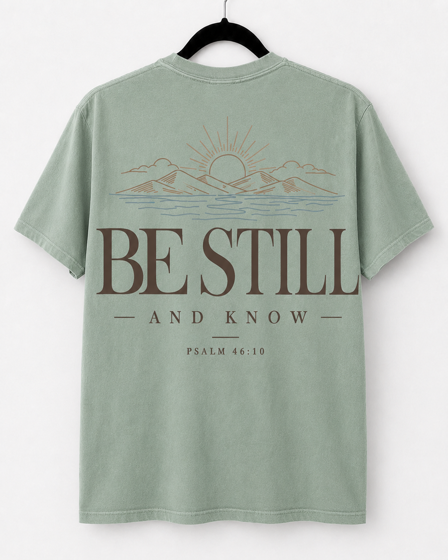 Bay Be Still and Know back design