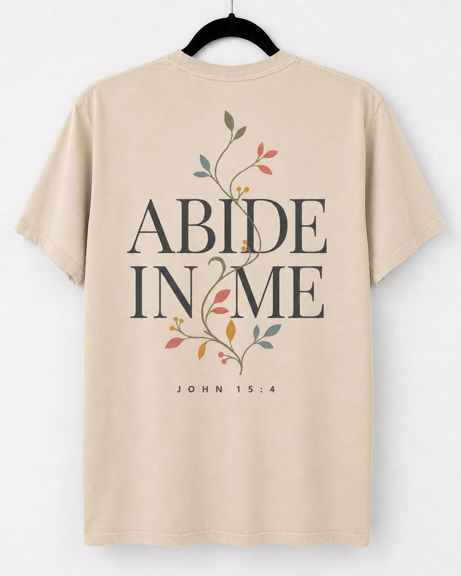 Ivory Abide in Me back design
