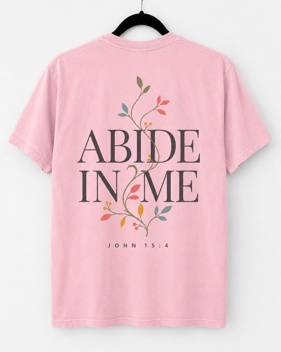 Blossom Abide in Me back design