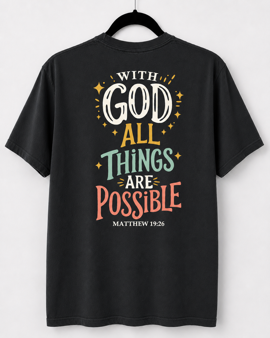 Black With God back design