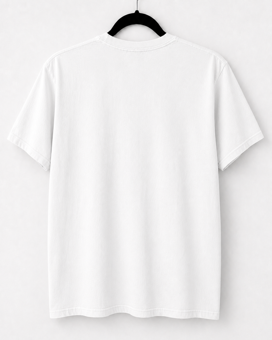 White blank back
