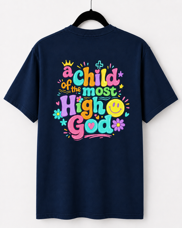 Navy Child of God back design [pair|navy|back|2]