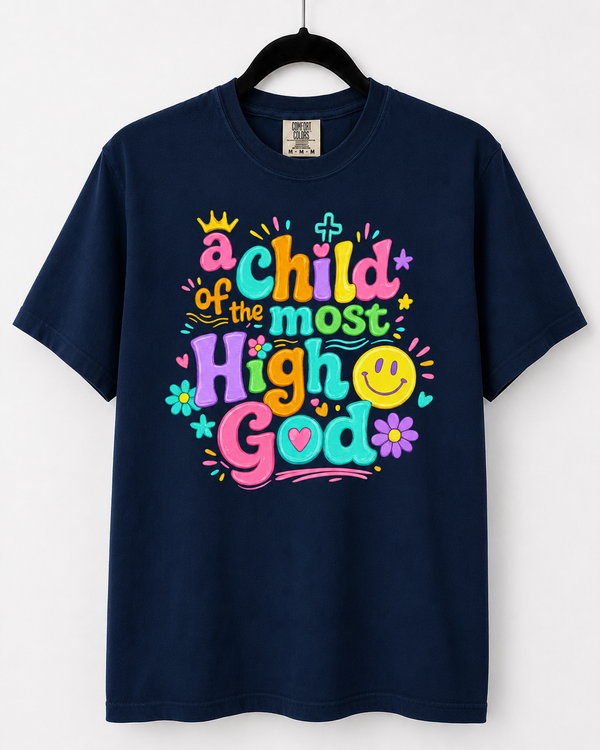 Navy Child of God front design [pair|navy|front|1]
