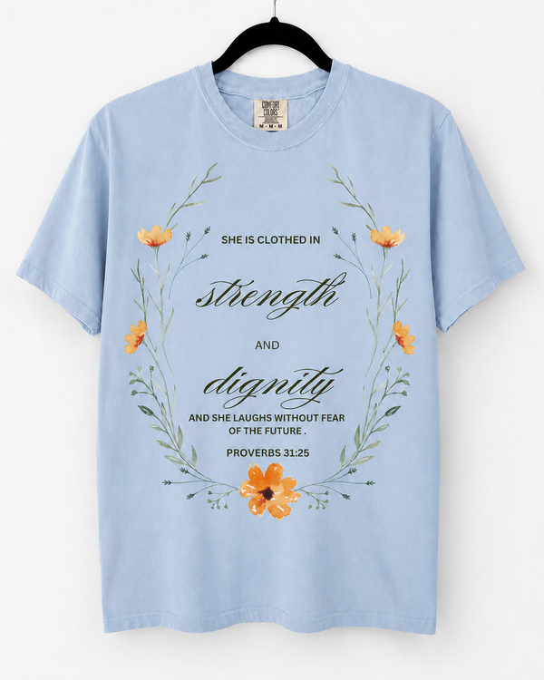 Hydrangea Strength and Dignity front design [pair|hydrangea|front|1]