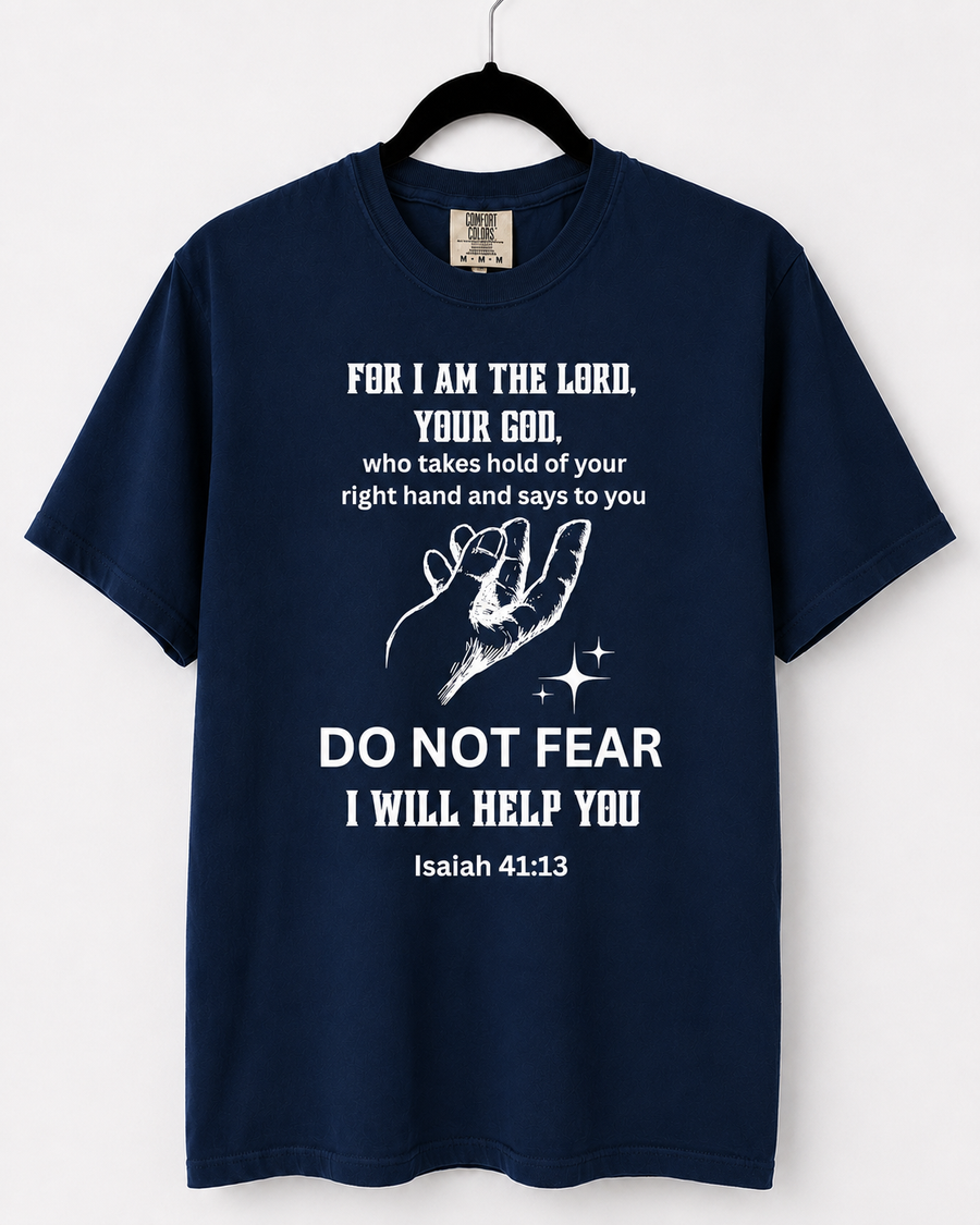 Navy Do Not Fear front design