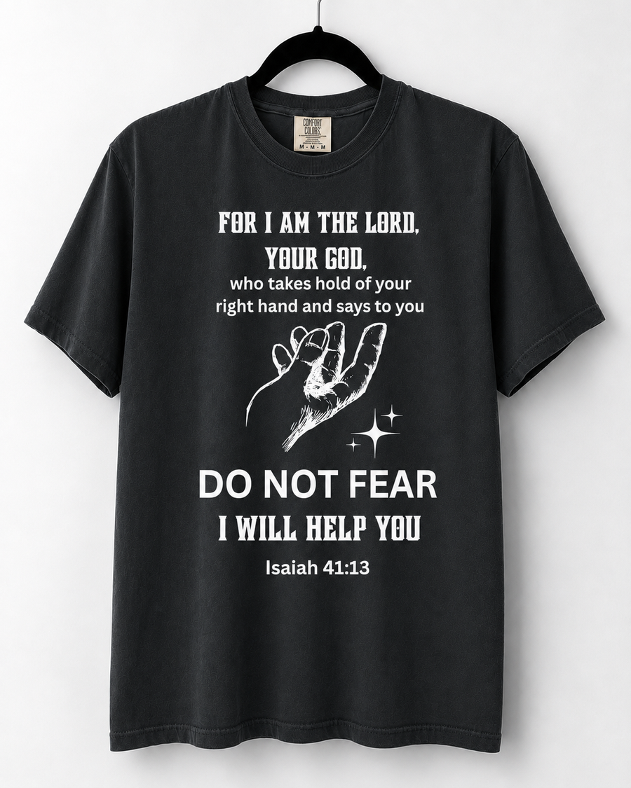 Black Do Not Fear front design