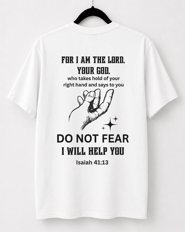 White Do Not Fear back design [pair|white|back|2]