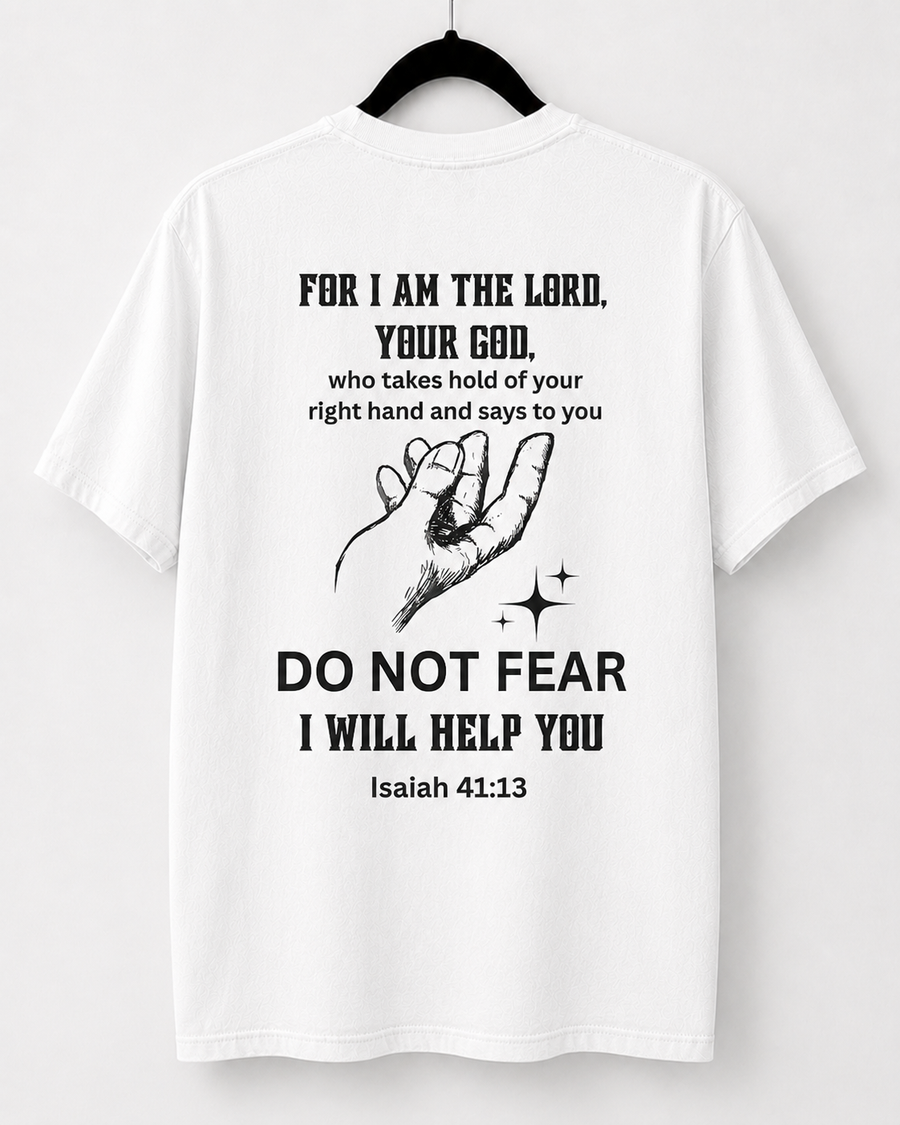 White Do Not Fear back design