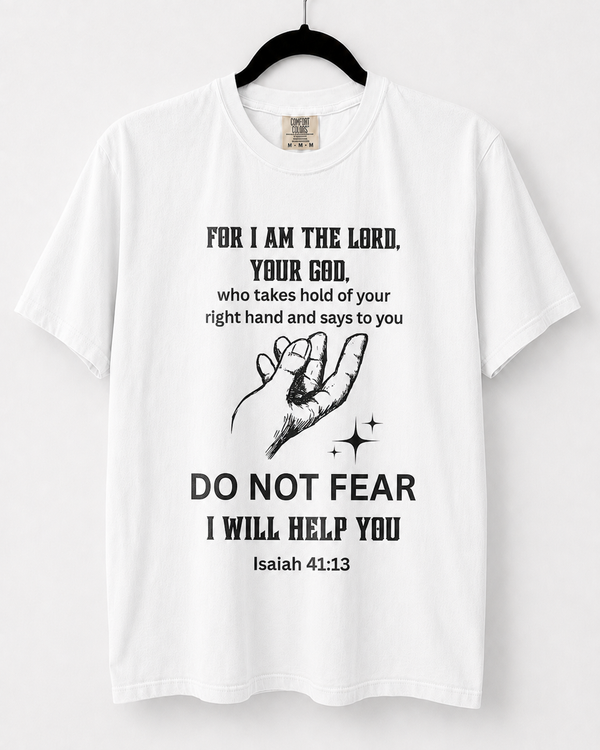 White Do Not Fear front design [pair|white|front|1]