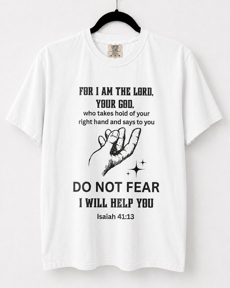 White Do Not Fear front design