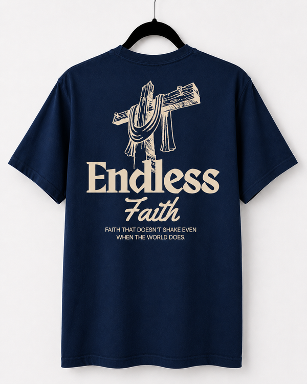 Navy Endless Faith back design [pair|navy|back|2]