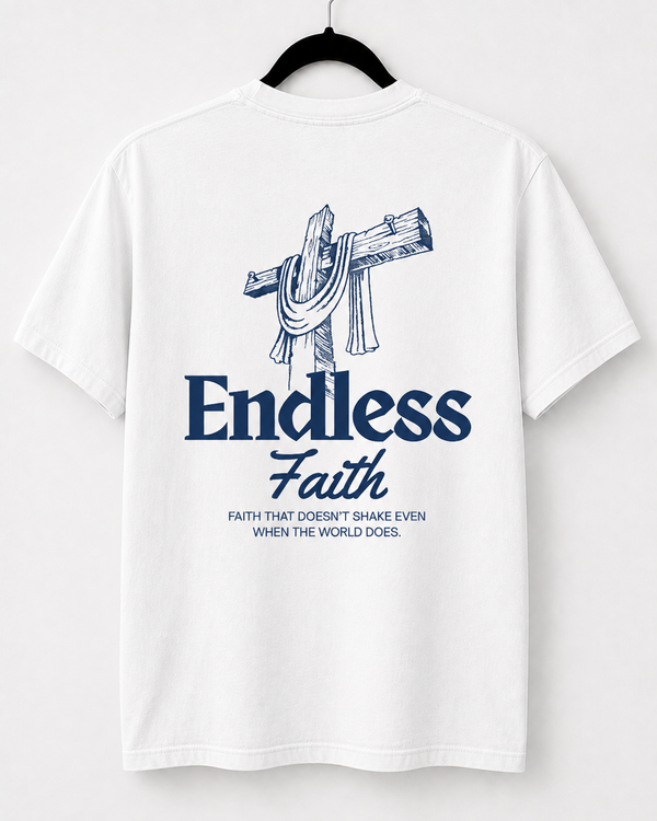 White Endless Faith back design [pair|white|back|2]
