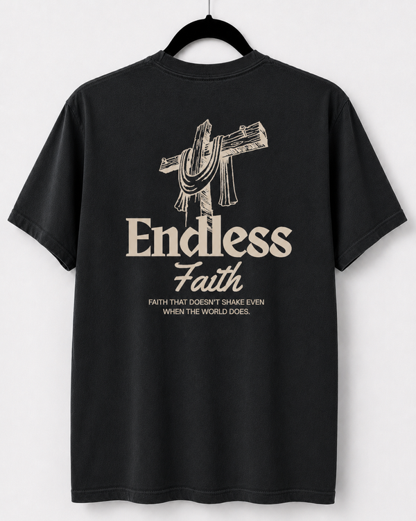 Black Endless Faith back design [pair|black|back|2]
