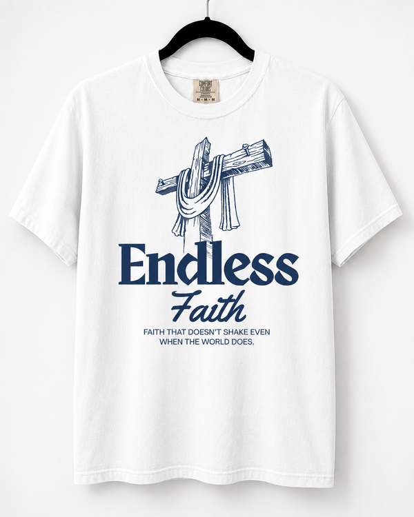 White Endless Faith front design [pair|white|front|1]