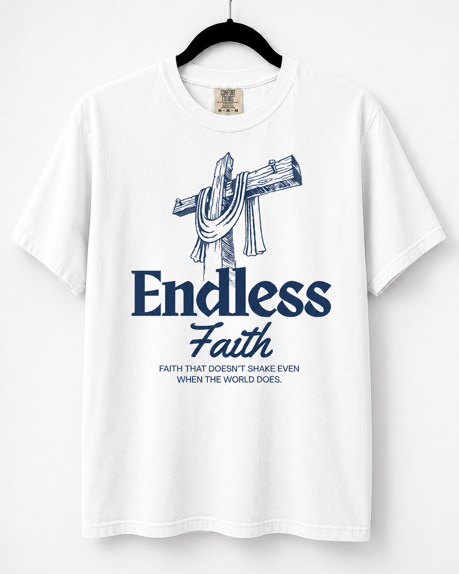 White Endless Faith front design