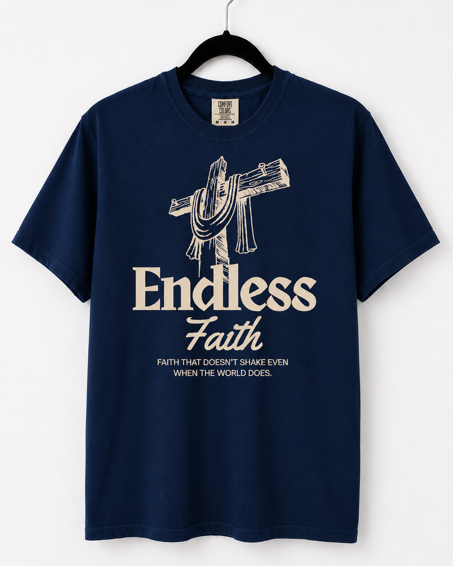 Navy Endless Faith front design