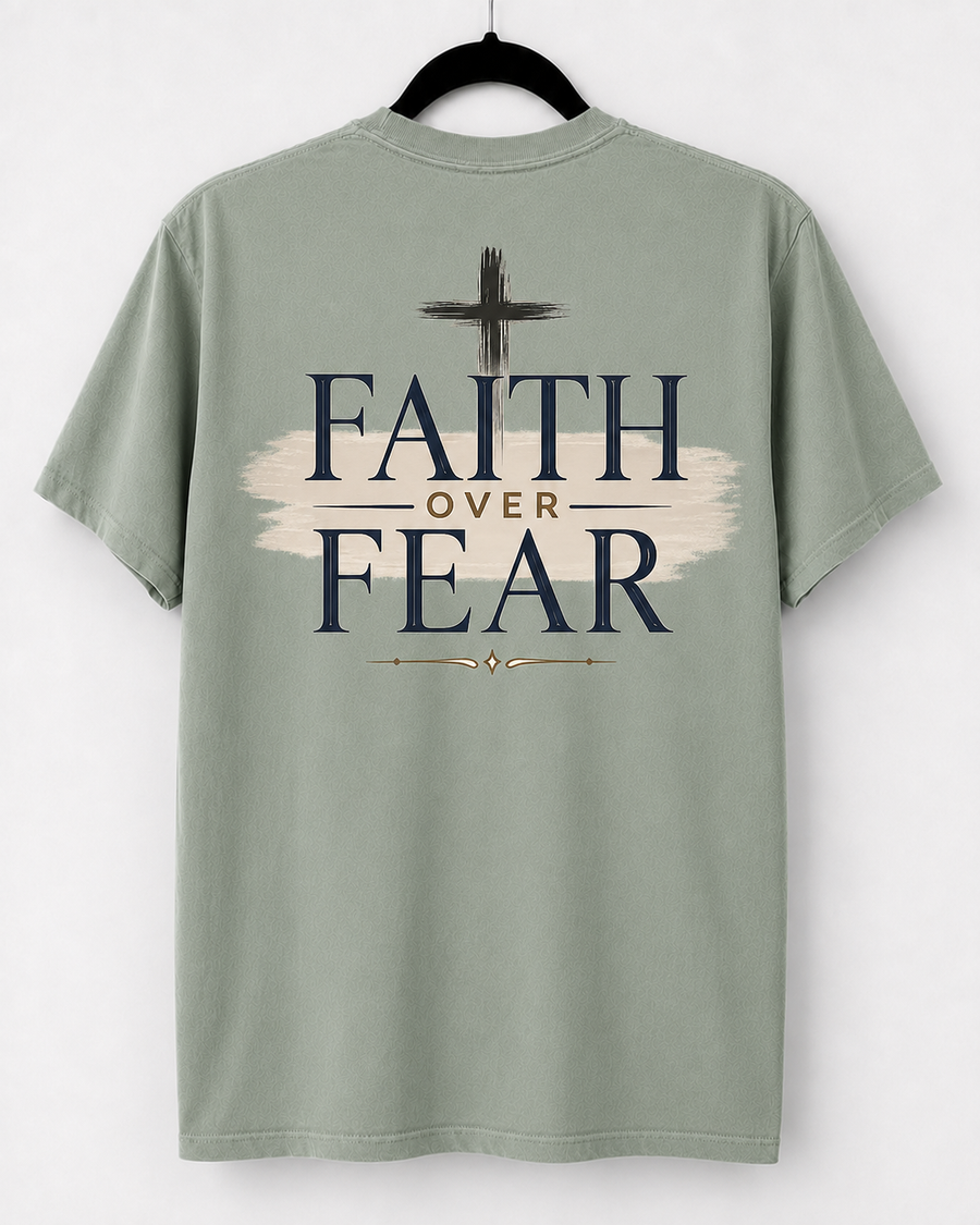 Bay Faith Over Fear back design