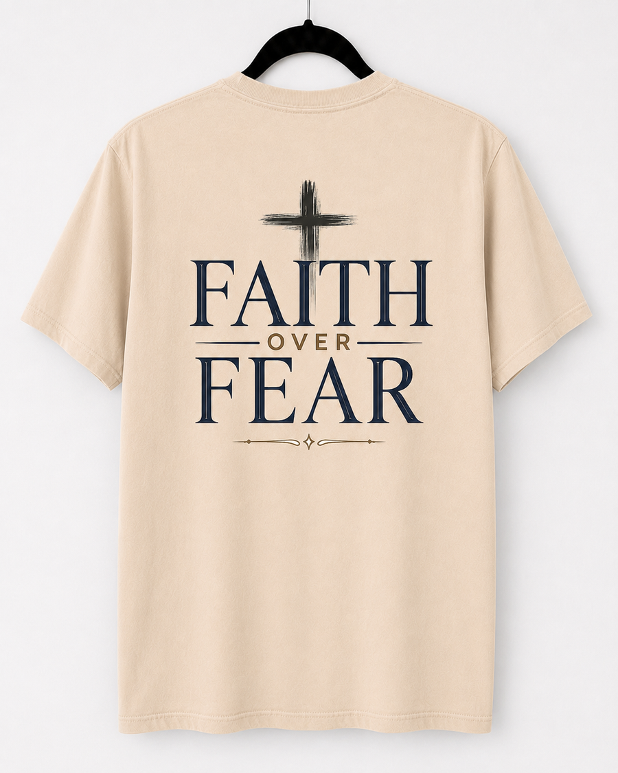 Ivory Faith Over Fear back design