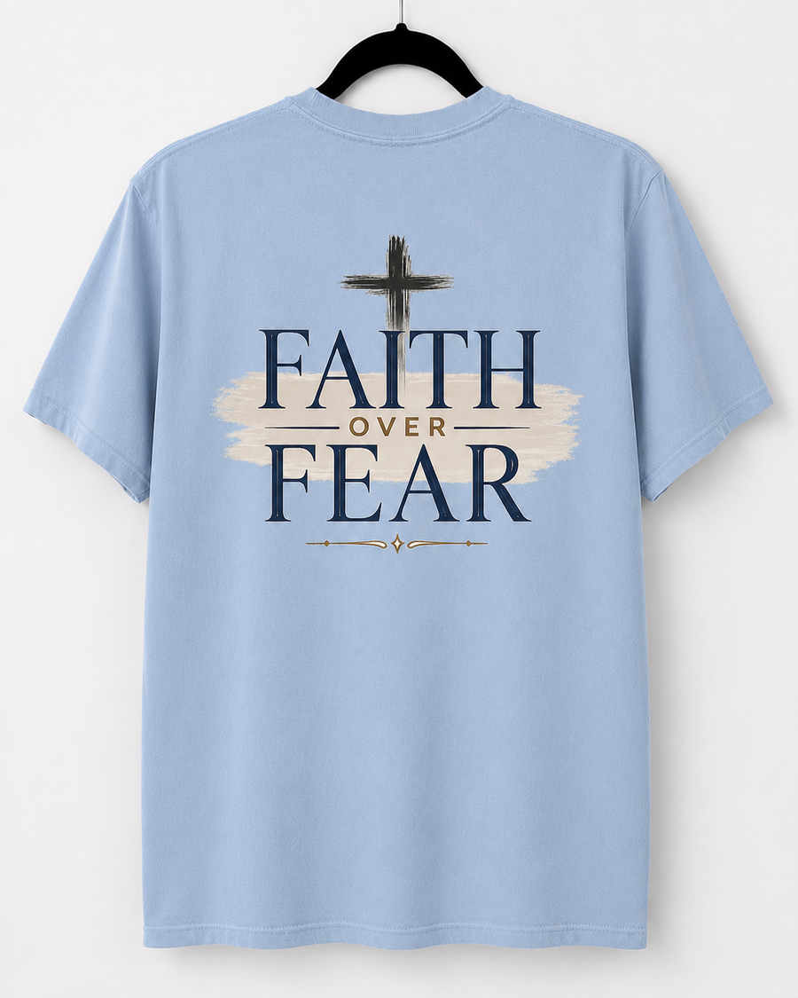 Hydrangea Faith Over Fear back design