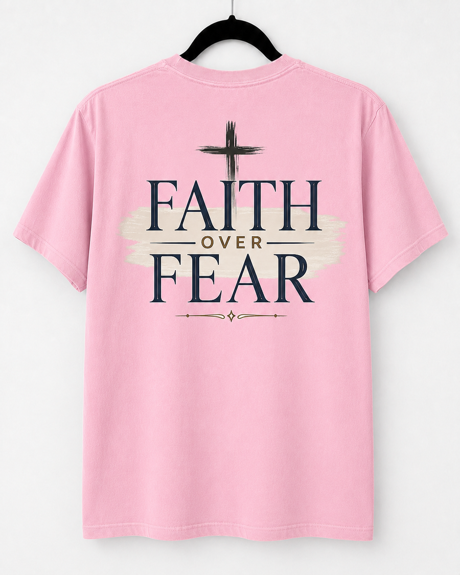 Blossom Faith Over Fear back design