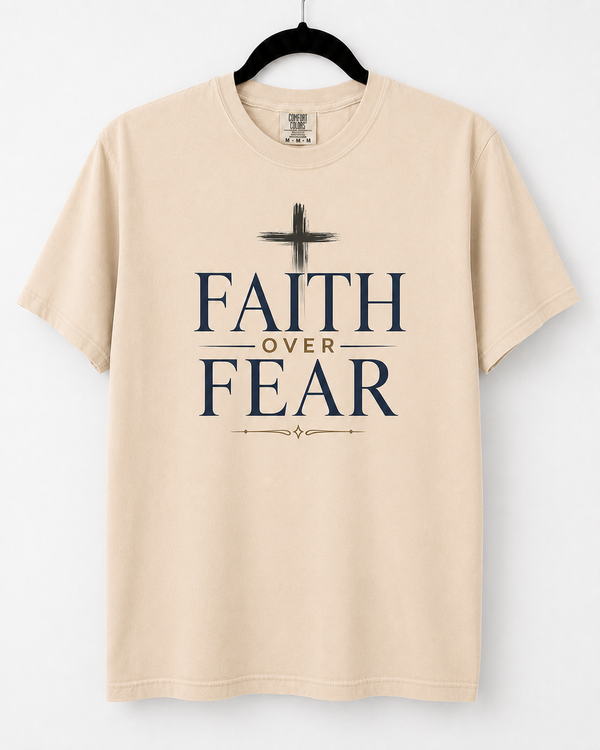 Ivory Faith Over Fear front design [pair|ivory|front|1]