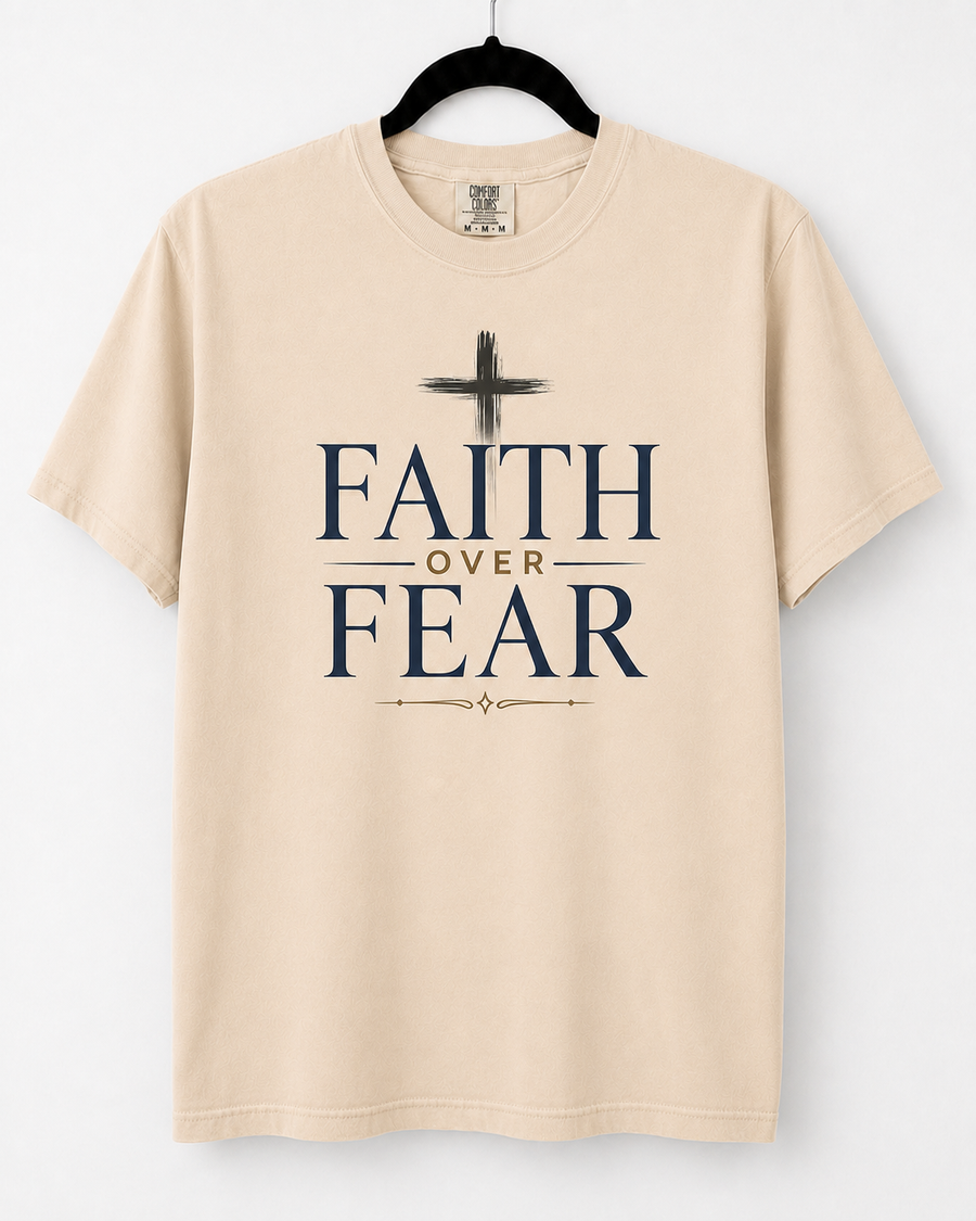 Ivory Faith Over Fear front design