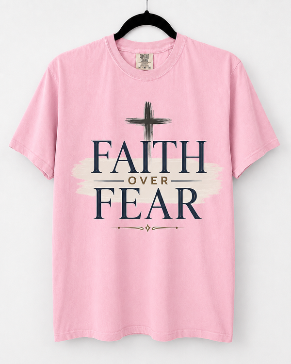 Blossom Faith Over Fear front design [pair|blossom|front|1]