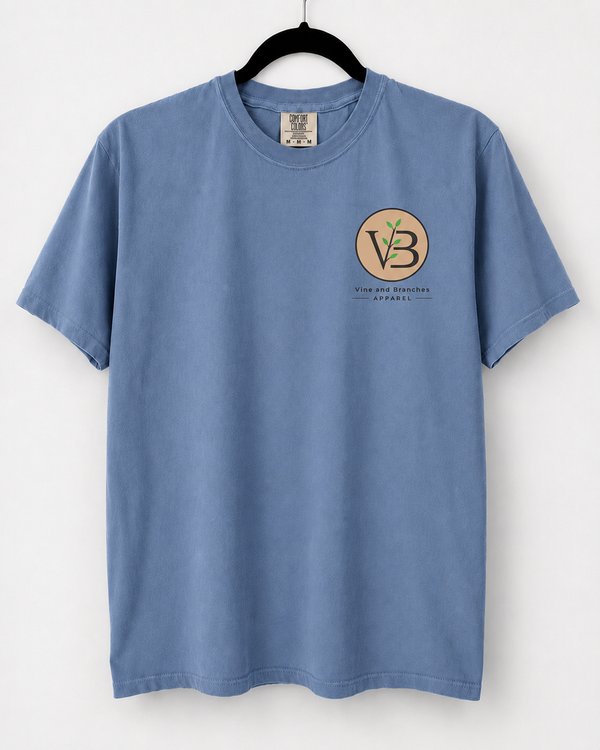 Washed Denim front with chest logo [pair|washed-denim|back|1]