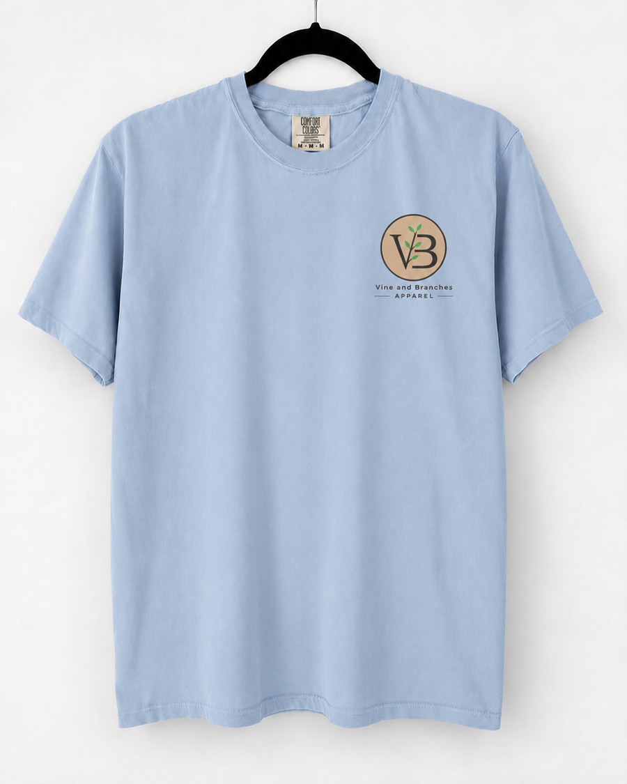 Hydrangea front with chest logo
