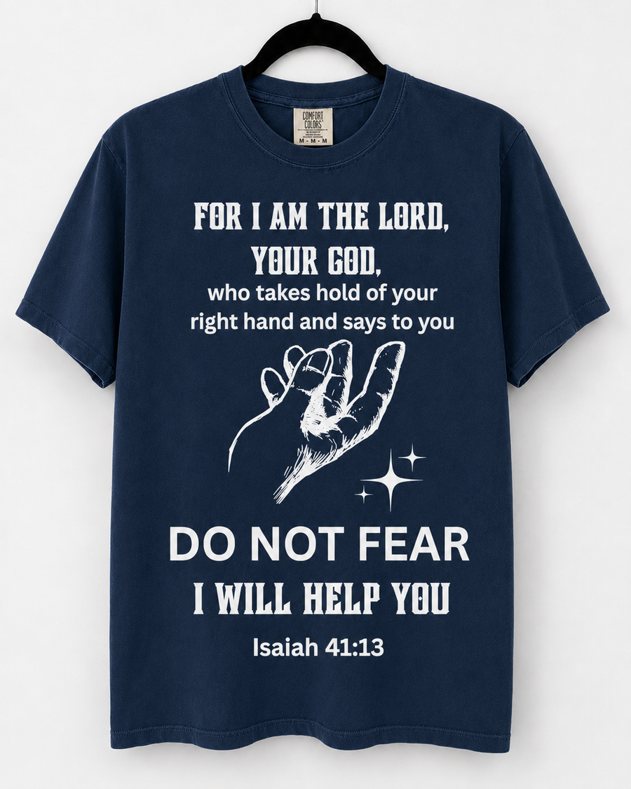 Navy Do Not Fear front design