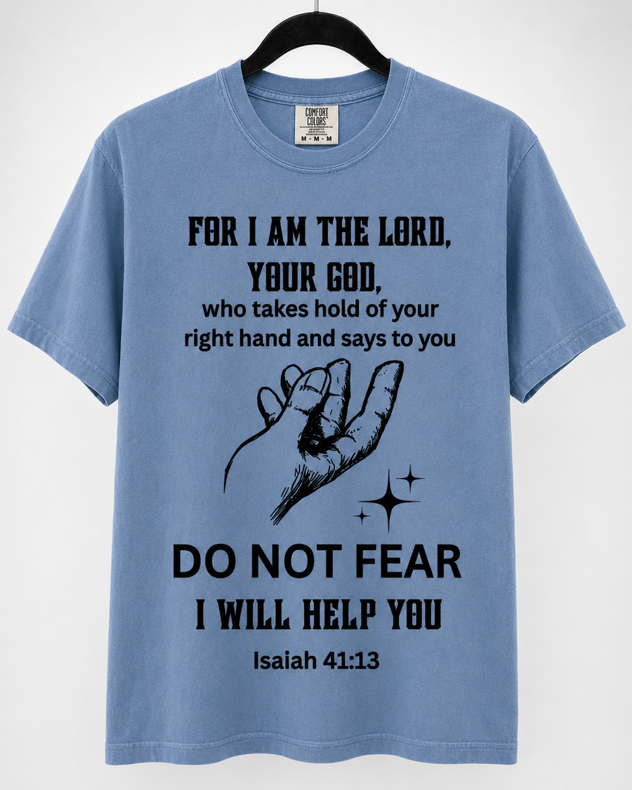 Washed Denim Do Not Fear front design