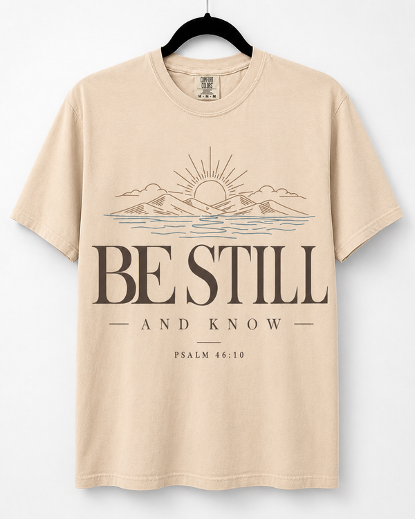 Ivory Be Still and Know front design [pair|ivory|front|1]