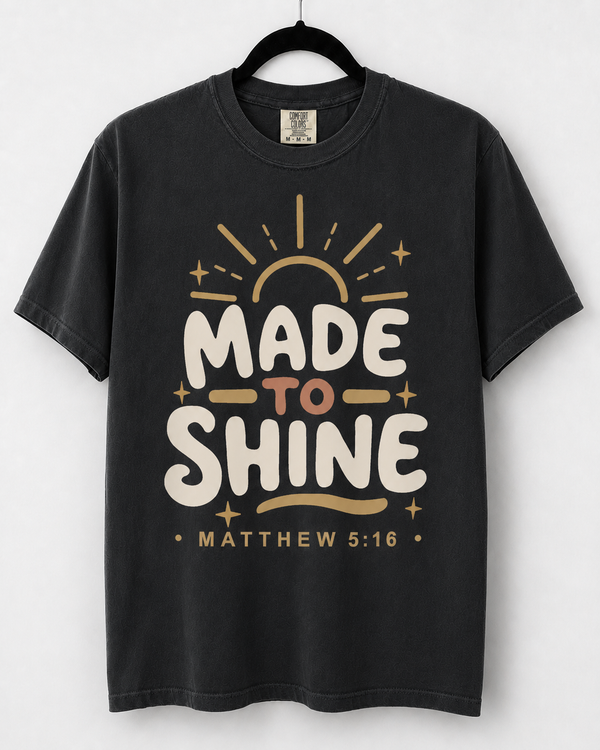 Black Made to Shine front design [pair|black|front|1]