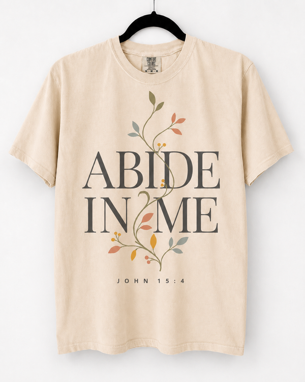 Ivory Abide in Me front design [pair|ivory|front|1]