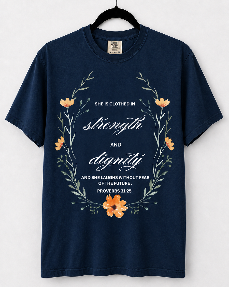 Navy Strength and Dignity front design