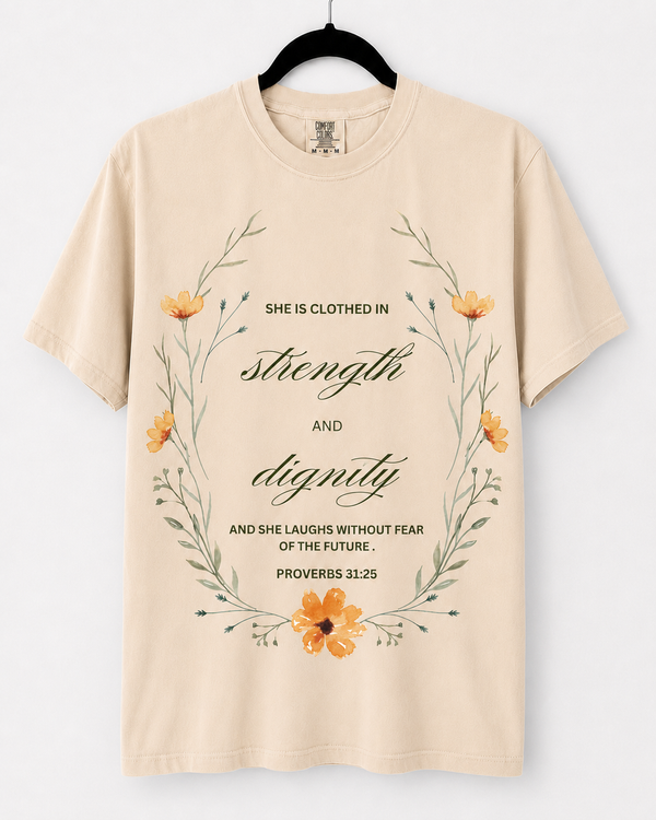 Ivory Strength and Dignity front design [pair|ivory|front|1]