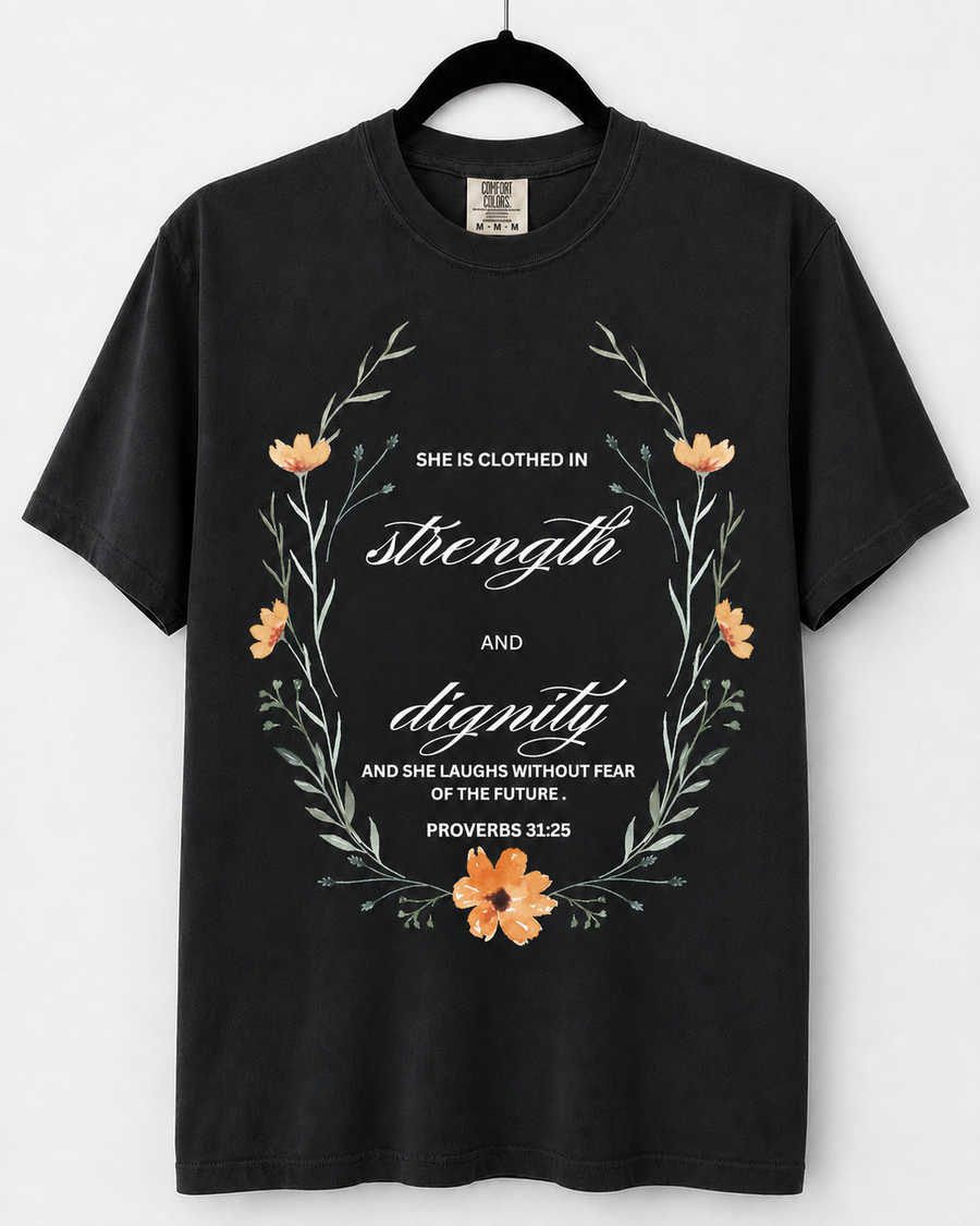 Black Strength and Dignity front design