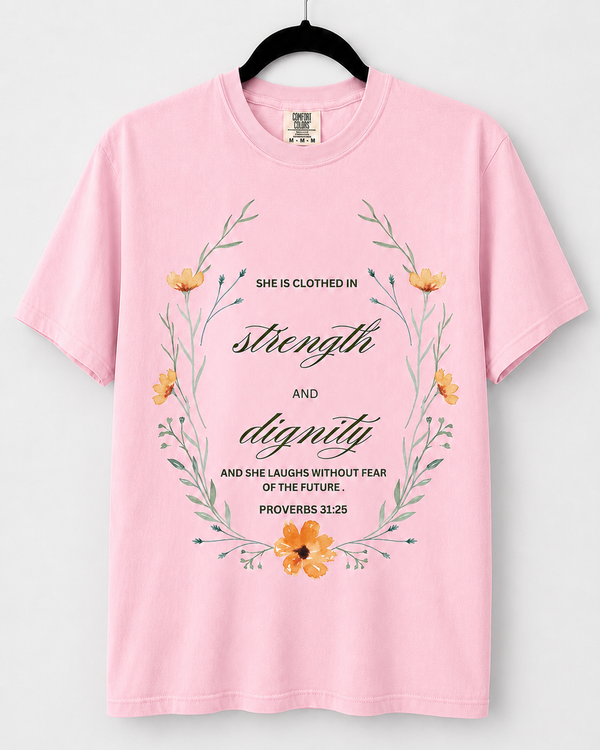Blossom Strength and Dignity front design [pair|blossom|front|1]