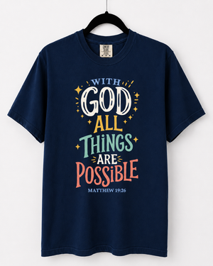 Navy With God front design [pair|navy|front|1]