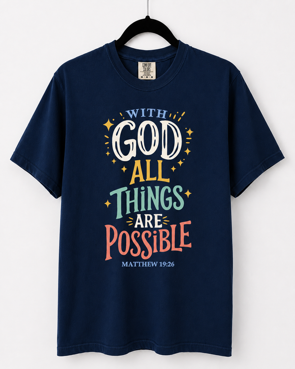 Navy With God front design [pair|navy|front|1]