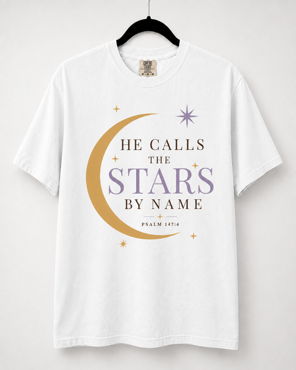 White He Calls the Stars front design [pair|white|front|1]