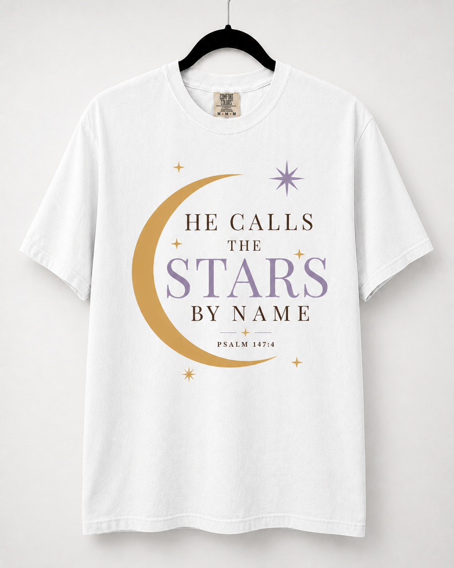 White He Calls the Stars front design