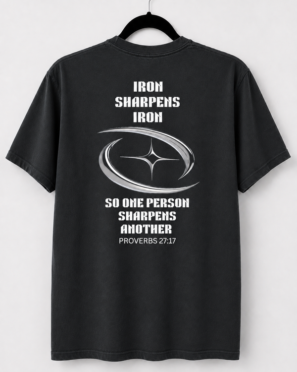 Black Iron Sharpens Iron back design [pair|black|back|2]