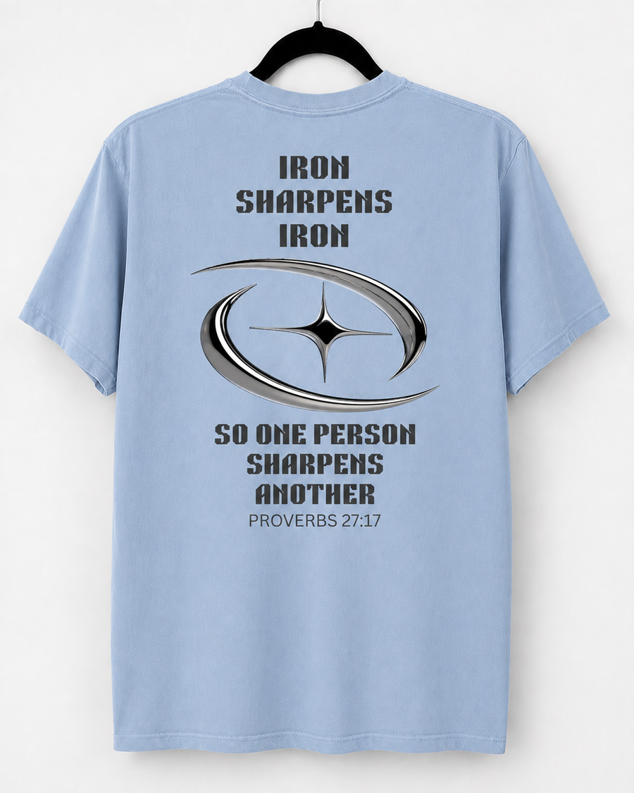 Hydrangea Iron Sharpens Iron back design