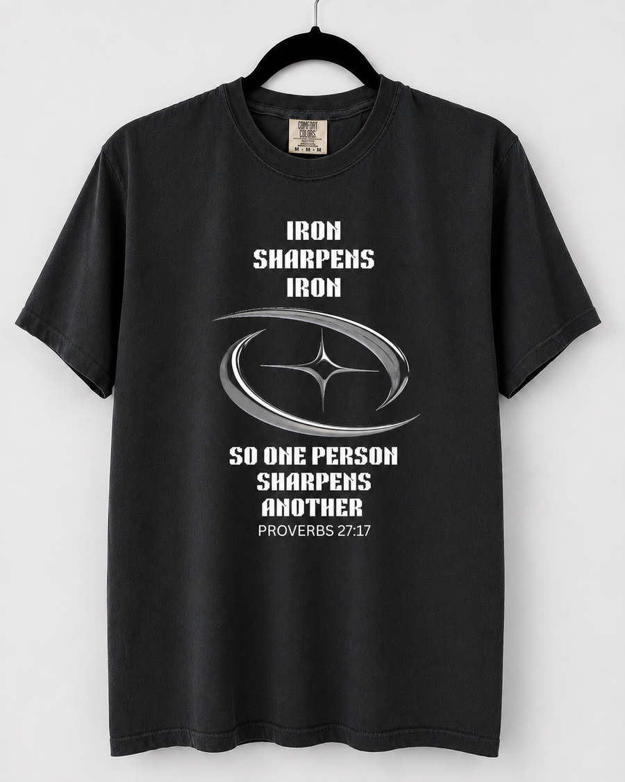 Black Iron Sharpens Iron front design