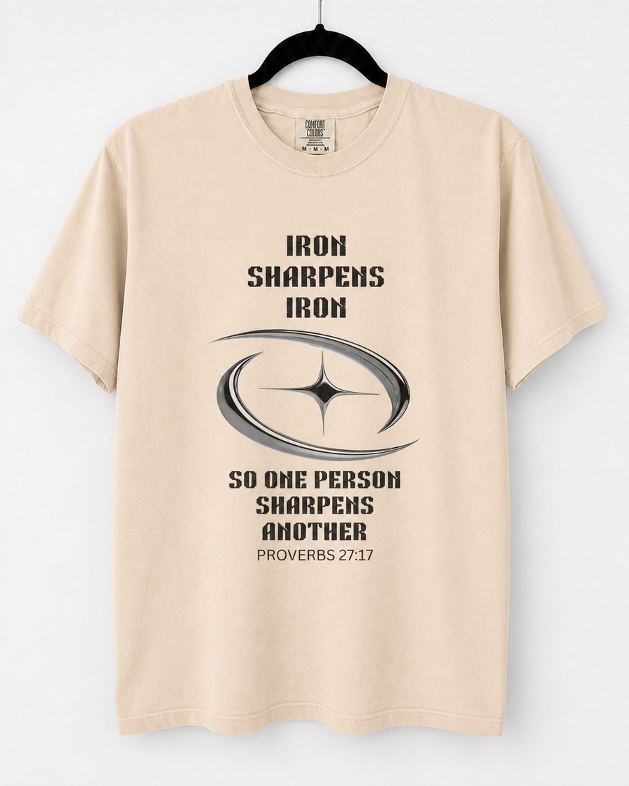 Ivory Iron Sharpens Iron front design