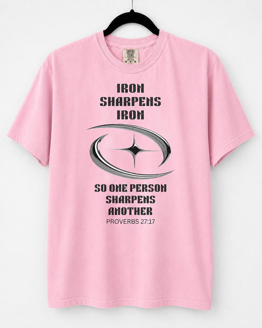 Blossom Iron Sharpens Iron front design